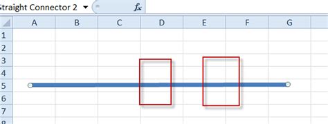 Straight Line Draw In Excel