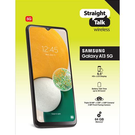 straight talk samsung galaxy a13 5g 64gb