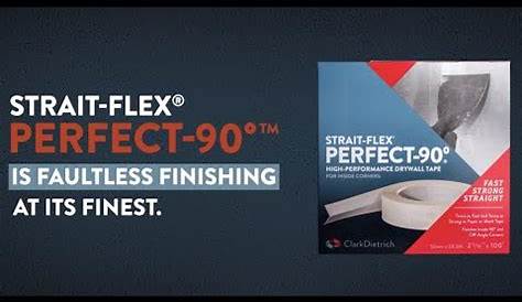 Strait Flex Perfect 90 Instructions Offwhite Inside Corner Tape 2 In. X 100 Ft.Easy