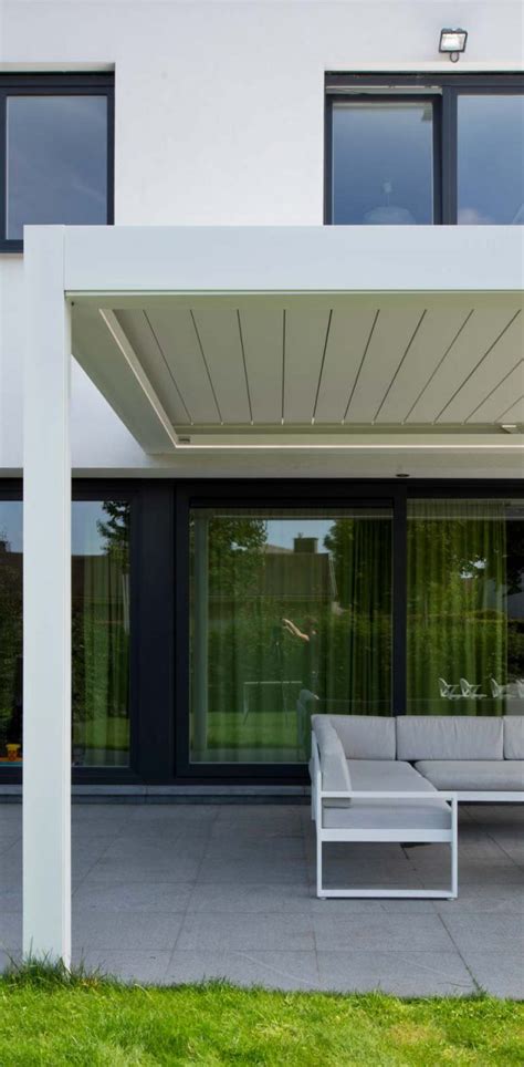 Strakke Moderne Terrasoverkapping