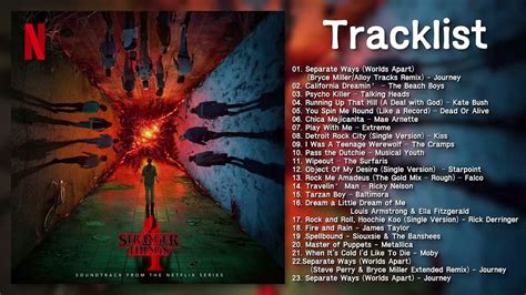 stranger things music list