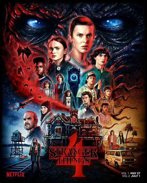 stranger things tv show poster