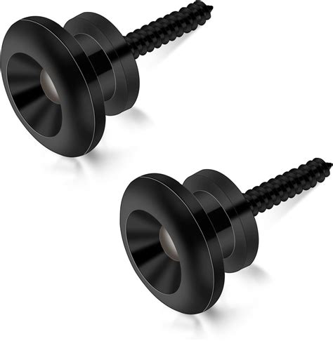 Strap Lock Buttons Black