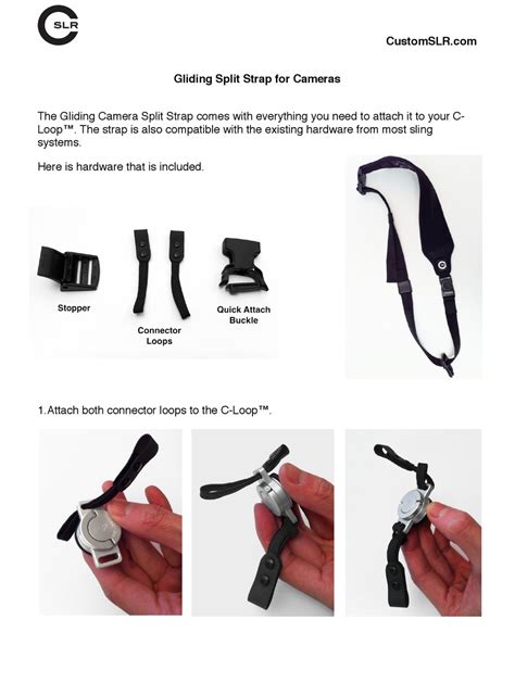 Strap Loop Instructions