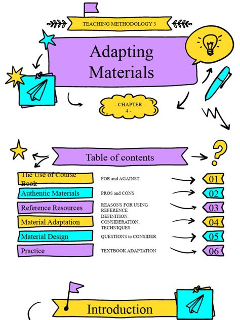 Strategies For Adapting Materials Tasks And Assignments