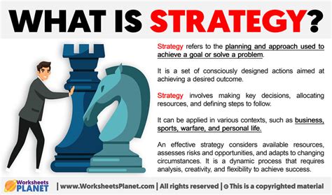 strategy definition and examples