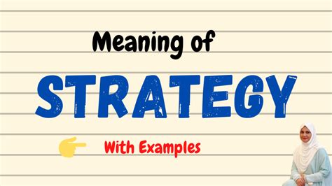 strategy meaning in urdu with example pdf