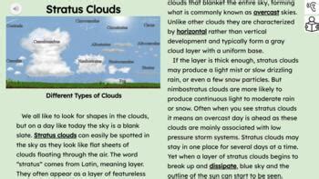 Stratus Clouds Sentence