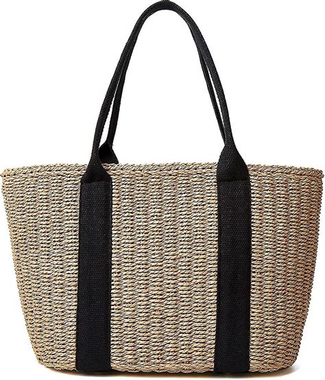 straw beach bags for women