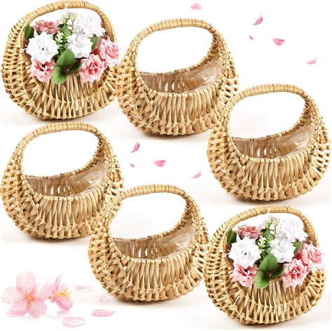 Straw Flower Baskets