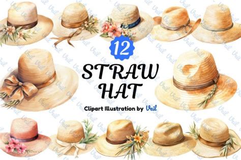Straw Hat Art Design