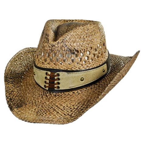 straw outback shape western cowboy hat