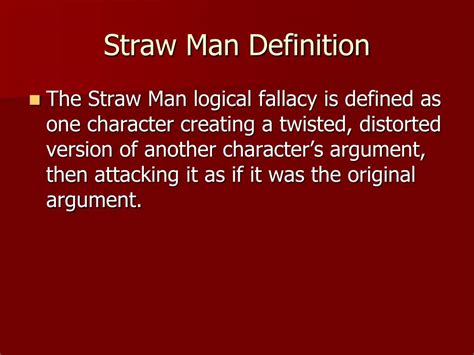 Straw.an Argument