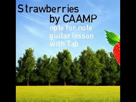 Strawberries Caamp Tutorial