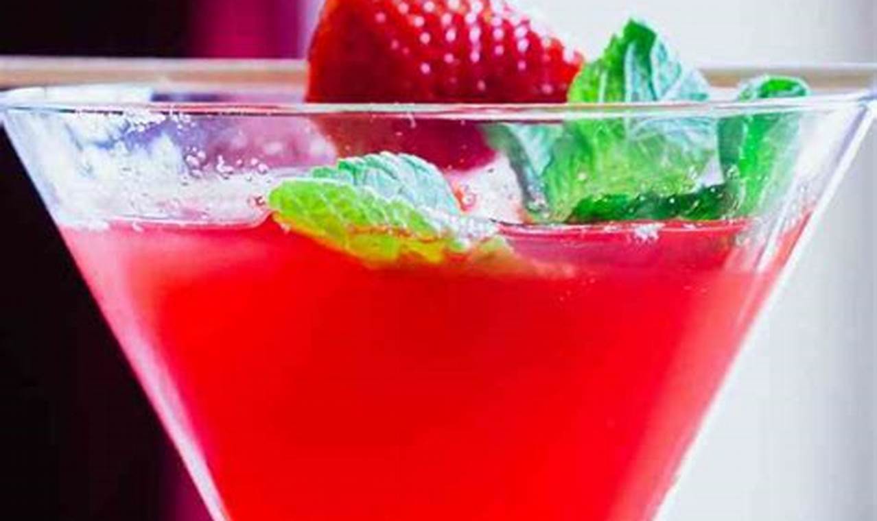 strawberry martini recipe