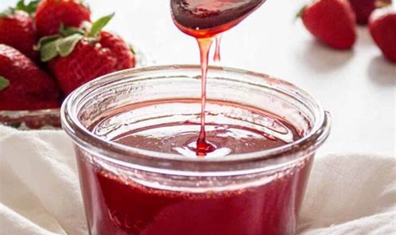 strawberry syrup recipes