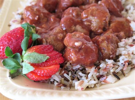 Strawberry Bbq Meatballs
