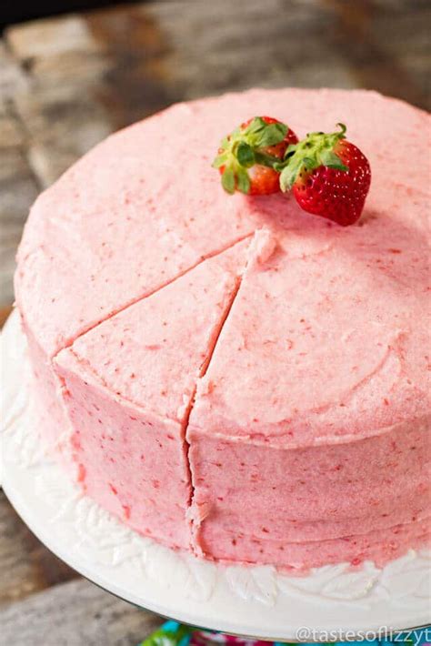 strawberry cake from scratch without gelatin