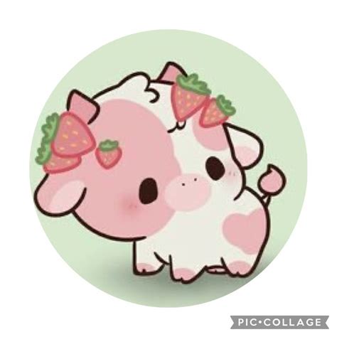 strawberry cow pfp