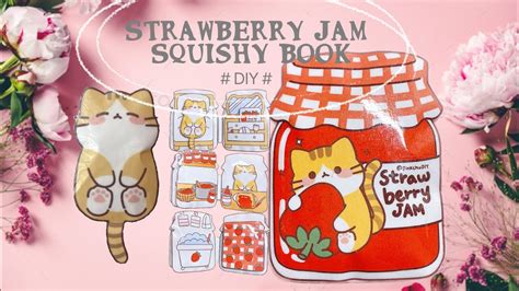 Strawberry Jam Squishy Book