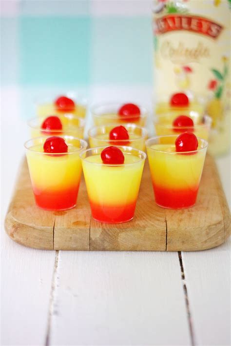 strawberry jello shots with malibu rum