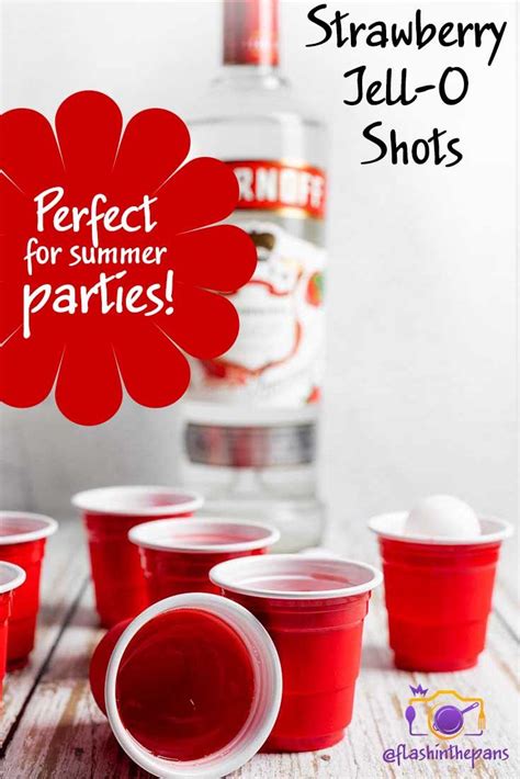 strawberry jello shots with vodka