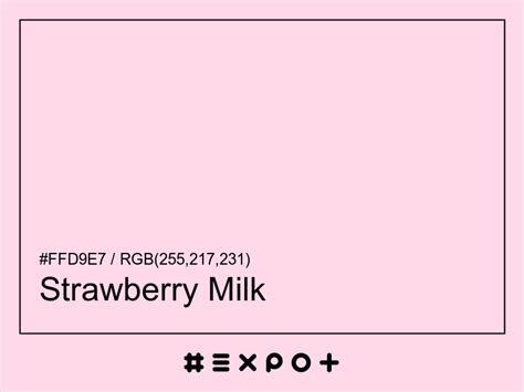 strawberry milk hex code