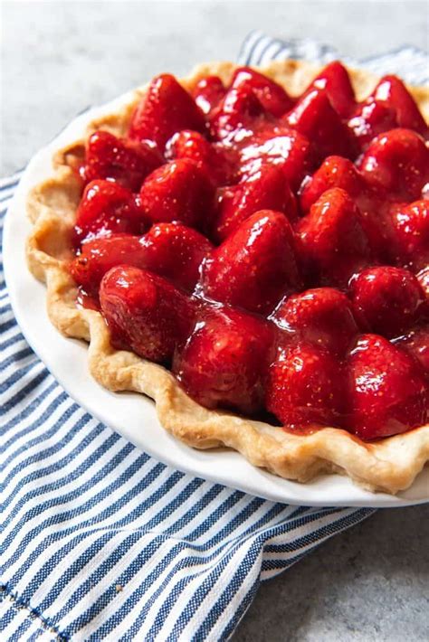 strawberry pie glaze from scratch