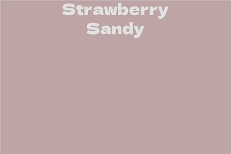 Strawberry Sandy