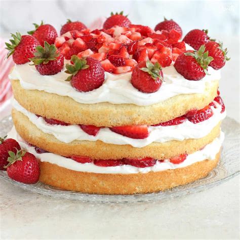 Strawberry Shortcake Cake