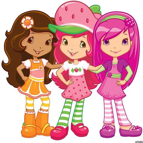 strawberry shortcake cartoon friends