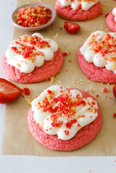 strawberry shortcake cookies recipe