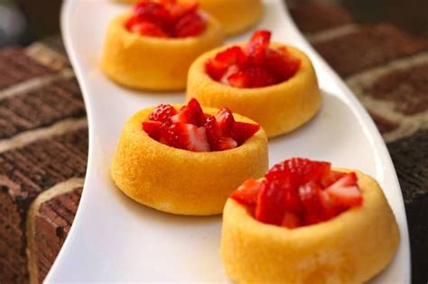 Strawberry Shortcake Dessert Shells