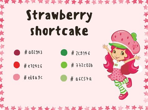 strawberry shortcake hex code
