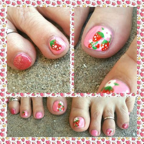 Strawberry Toe Nail Designs: Elevate Your Pedicure with Fruity Flair