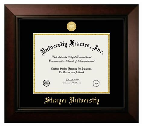 home.furnitureanddecorny.com:strayer university diploma frame