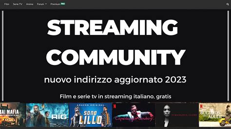 streaming community sito funzionante