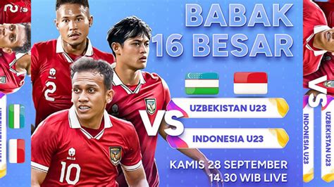 streaming indonesia vs uzbekistan rcti