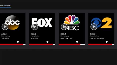 streaming tv services live local channels