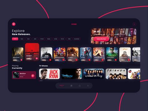 Media streaming user interface