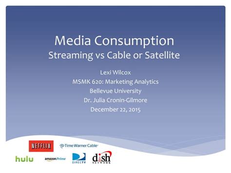 Streaming Versus Satellite