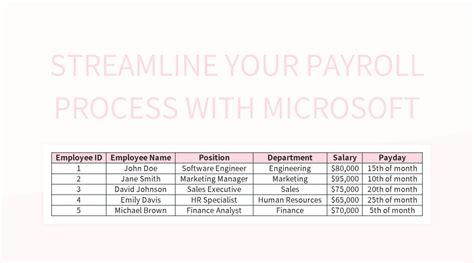 streamline Your payroll