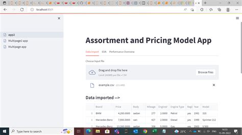 Streamlit Sidebar Examples