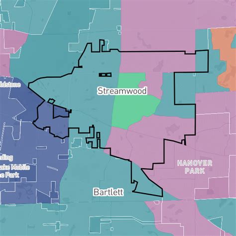 Streamwood Zoning Map