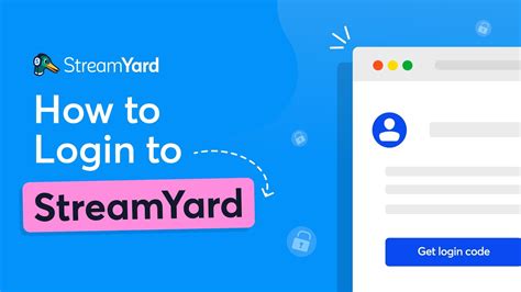 streamyard login with email