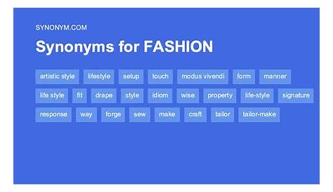 Street Fashion Synonyms