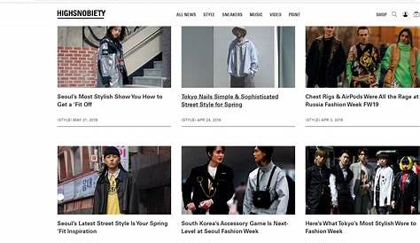 Street Fashion Websites
