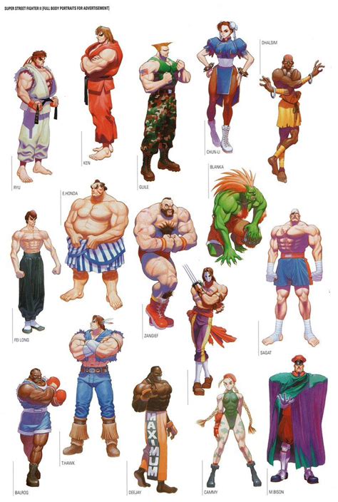 street fighter characters fight