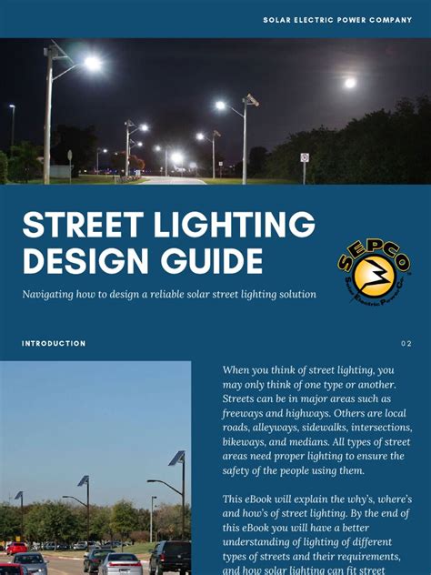 Street Lighting Design Guide Pdf