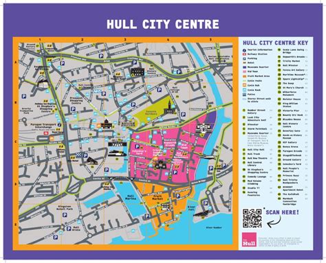 street map hull city centre